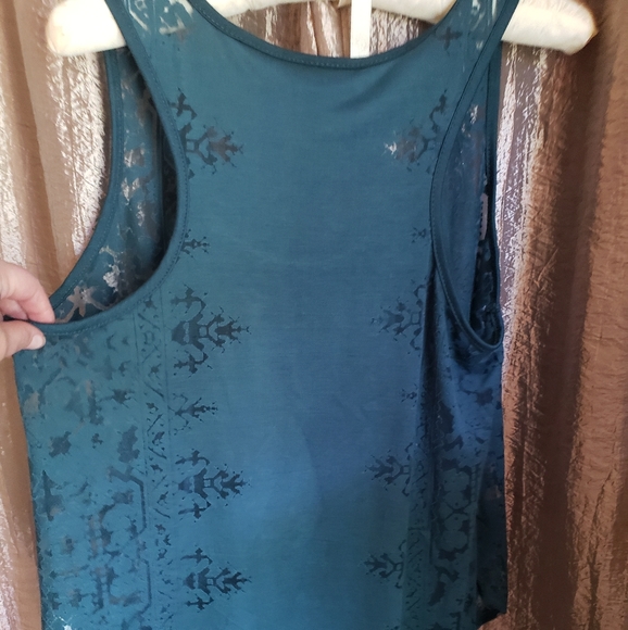 Teal Mossimo tank size m - Picture 4 of 4